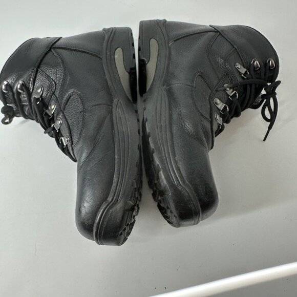 Drew Black Leather Lace-Up Ankle Boots For Men Size 9.5 - Picture 3 of 16